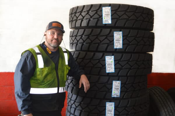 Shrader Tire and Oil has two retread manufacturing plants.