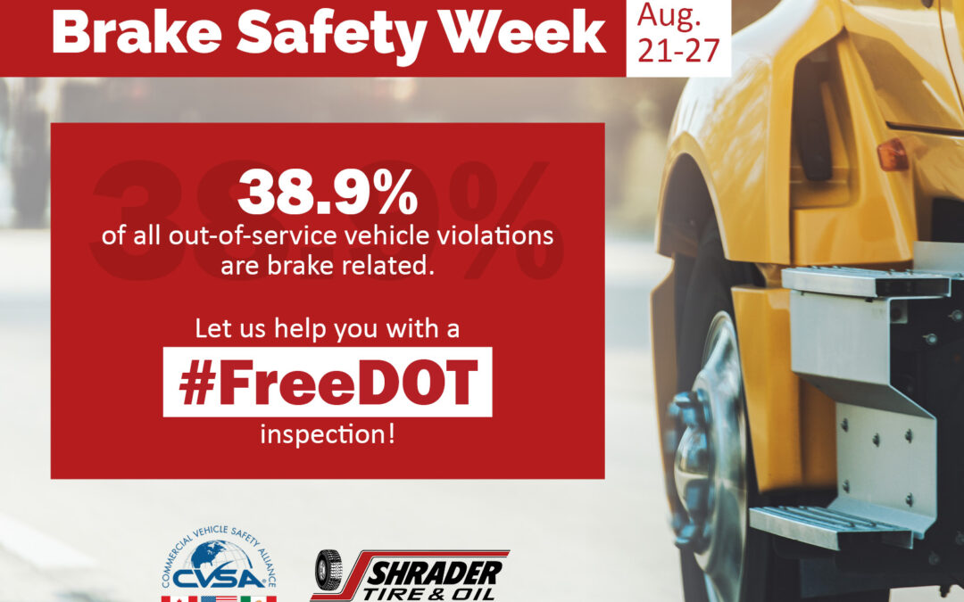 Shrader Tire & Oil Can Help With Your Brake Inspection