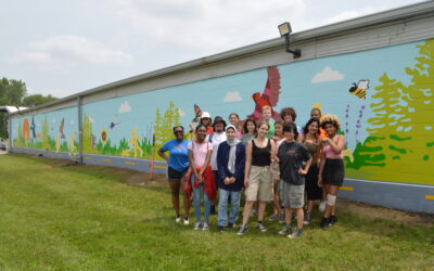 Artists Complete Mural at Shrader Tire & Oil Headquarters