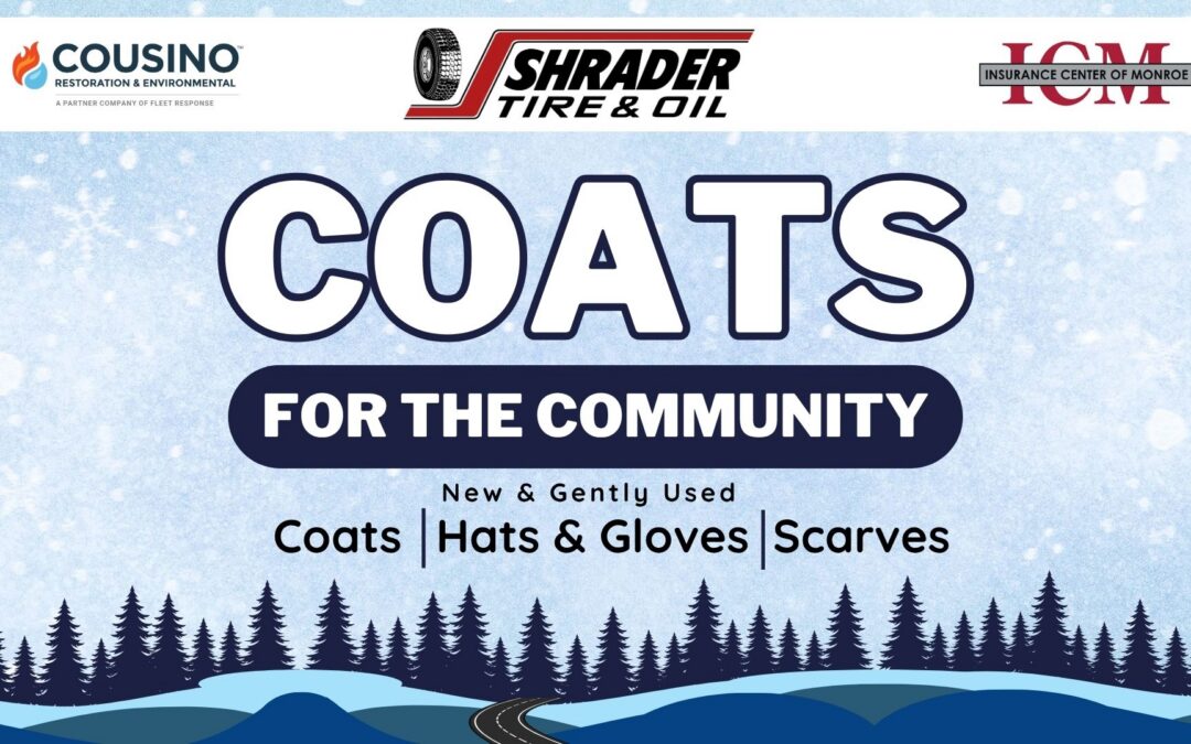 Shrader Tire & Oil Collects 200+ Coats to Support Local Charities Across Three States
